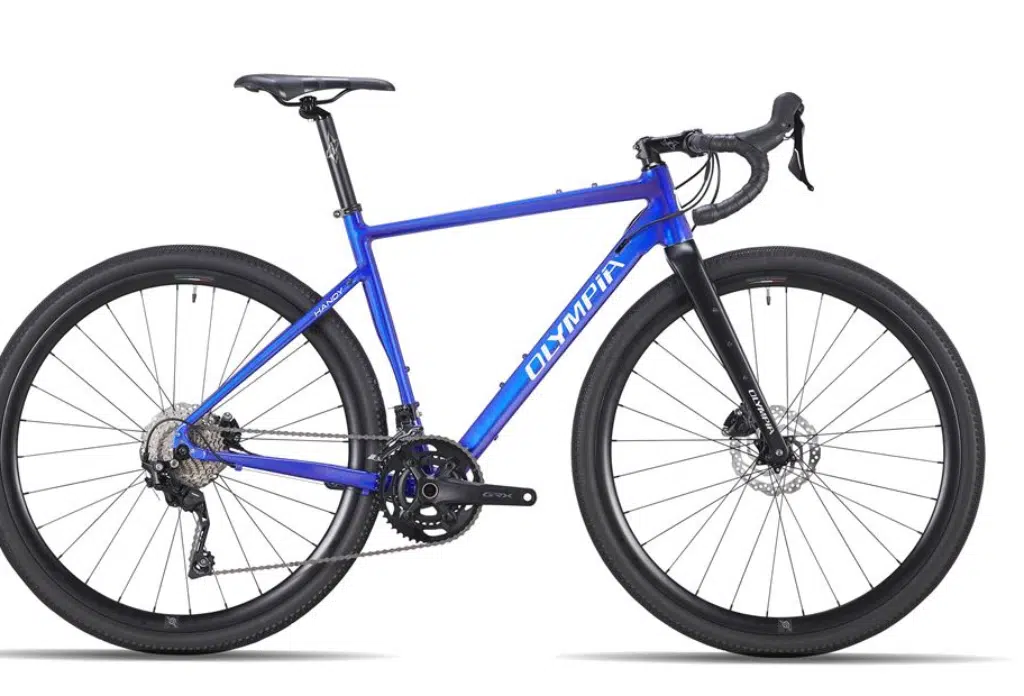 Olympia Gravel Racer, without power, blue with white text